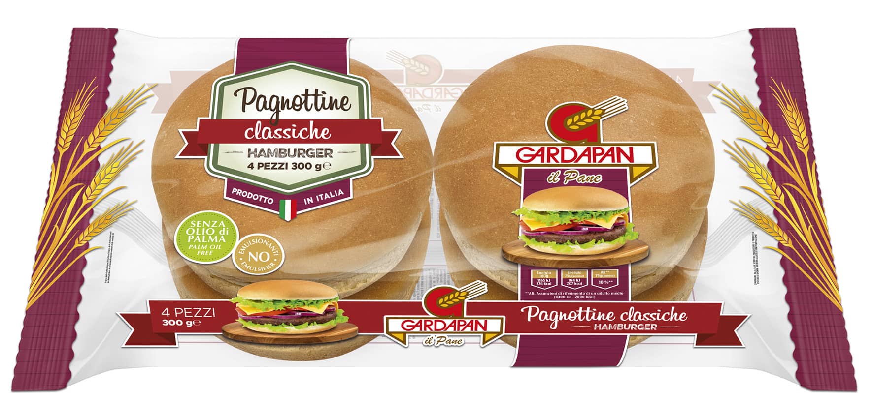 Pagnottine classiche hamburger